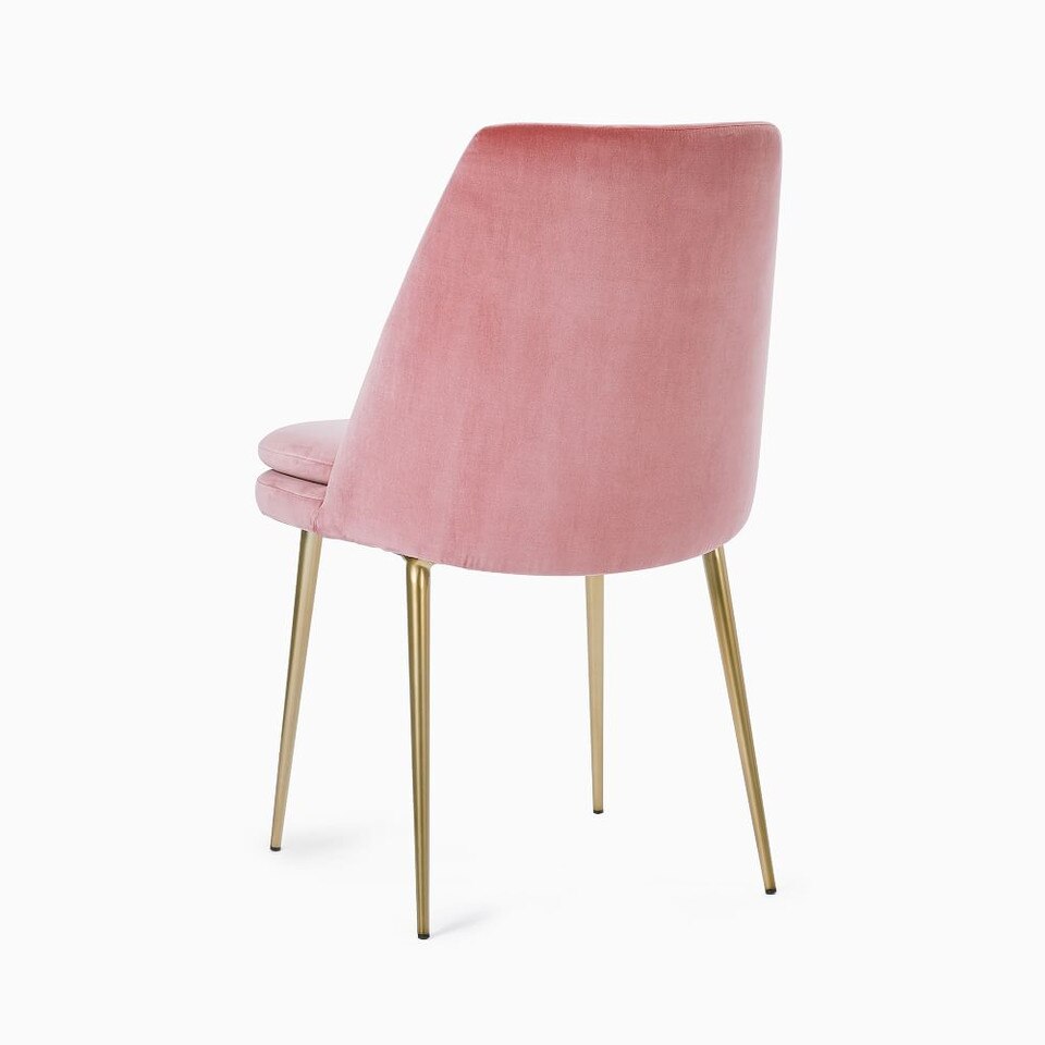 Finley Low-Back Upholstered Dining Chair | west elm United Kingdom